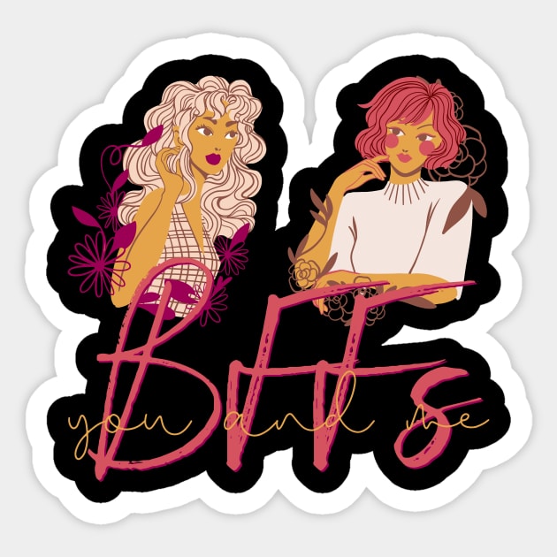 Sisterhood BFFs Best Friends Forever Sticker by nathalieaynie